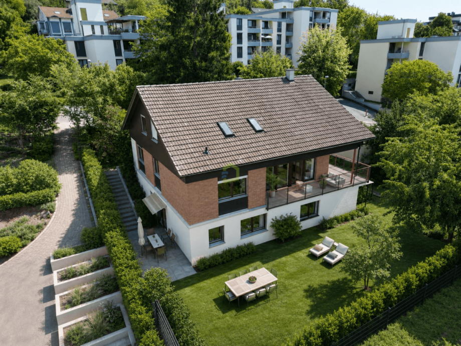 Au�enansicht (KI-generiert) Einfamilienhaus T�bingen