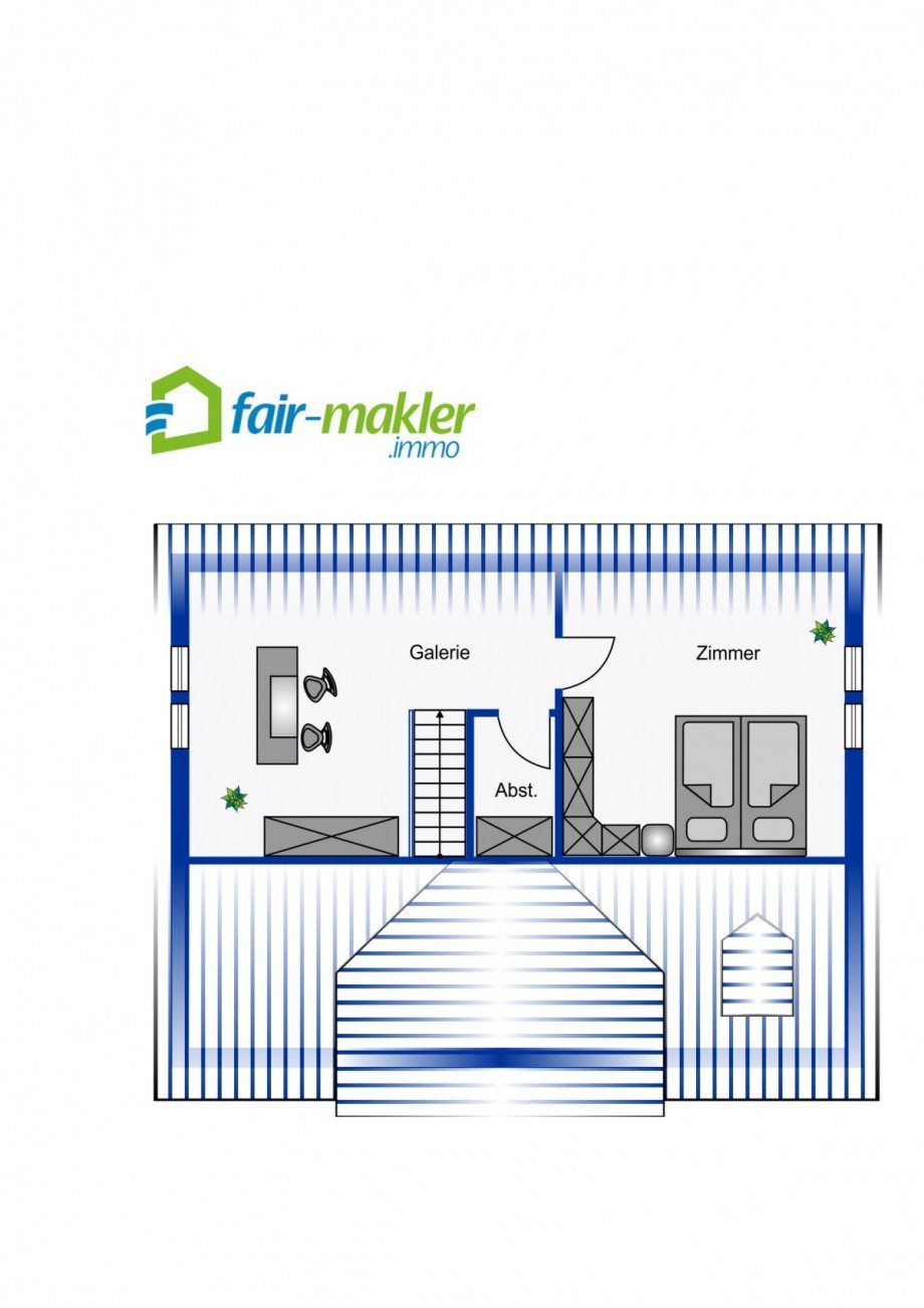 Grundriss Ebene 2 Maisonettewohnung Bad Urach