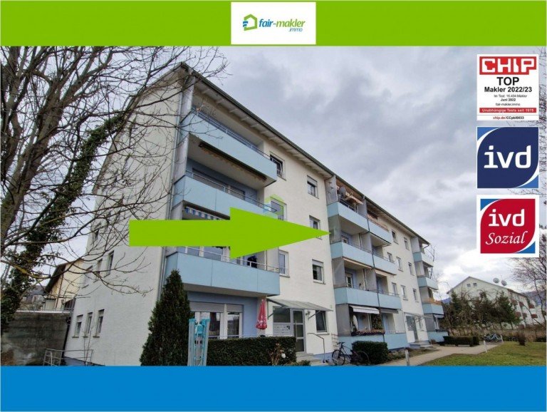 erfolgreich verkauft Metzingen Wohnung FAIR-MAKLER: Praktische Wohnung in innenstadtnaher Lage mit