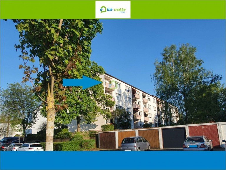 erfolgreich verkauft Metzingen Etagenwohnung FAIR-MAKLER: Wohnen mit Aussicht - ruhige Lage, Balkon und Garage