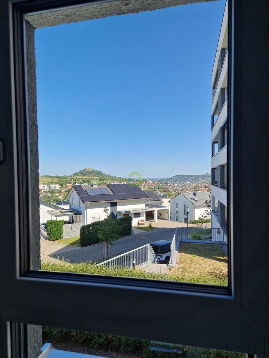 Blick aus K�che Etagenwohnung Pfullingen