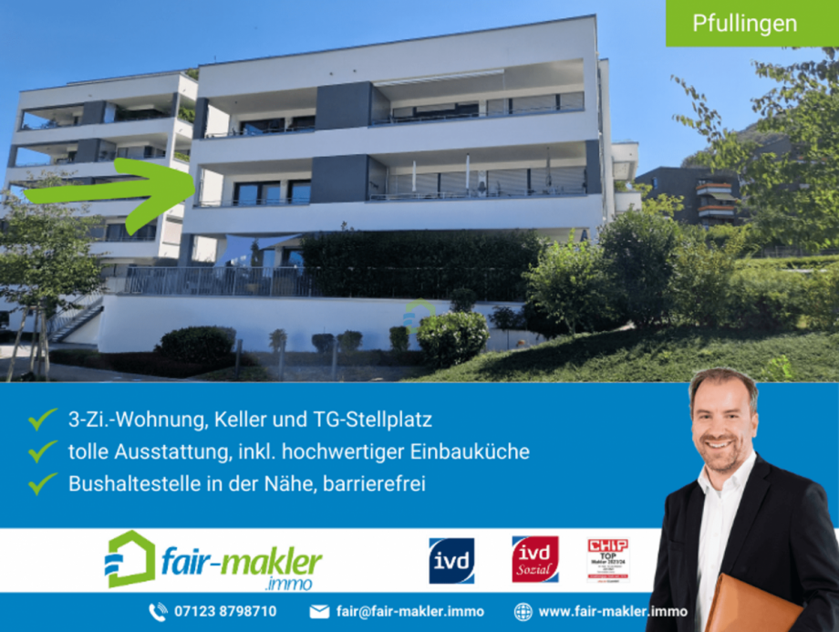 Geb�ude Etagenwohnung Pfullingen