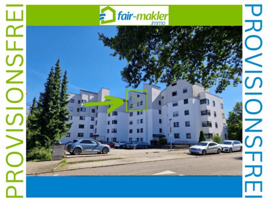 Au�en-Nordansicht Etagenwohnung Metzingen