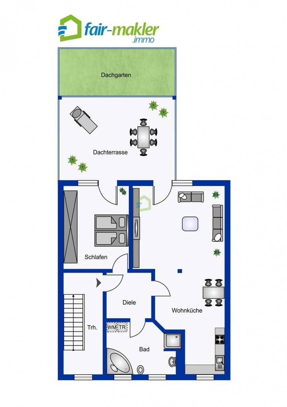 Grundriss Etagenwohnung Pfullingen