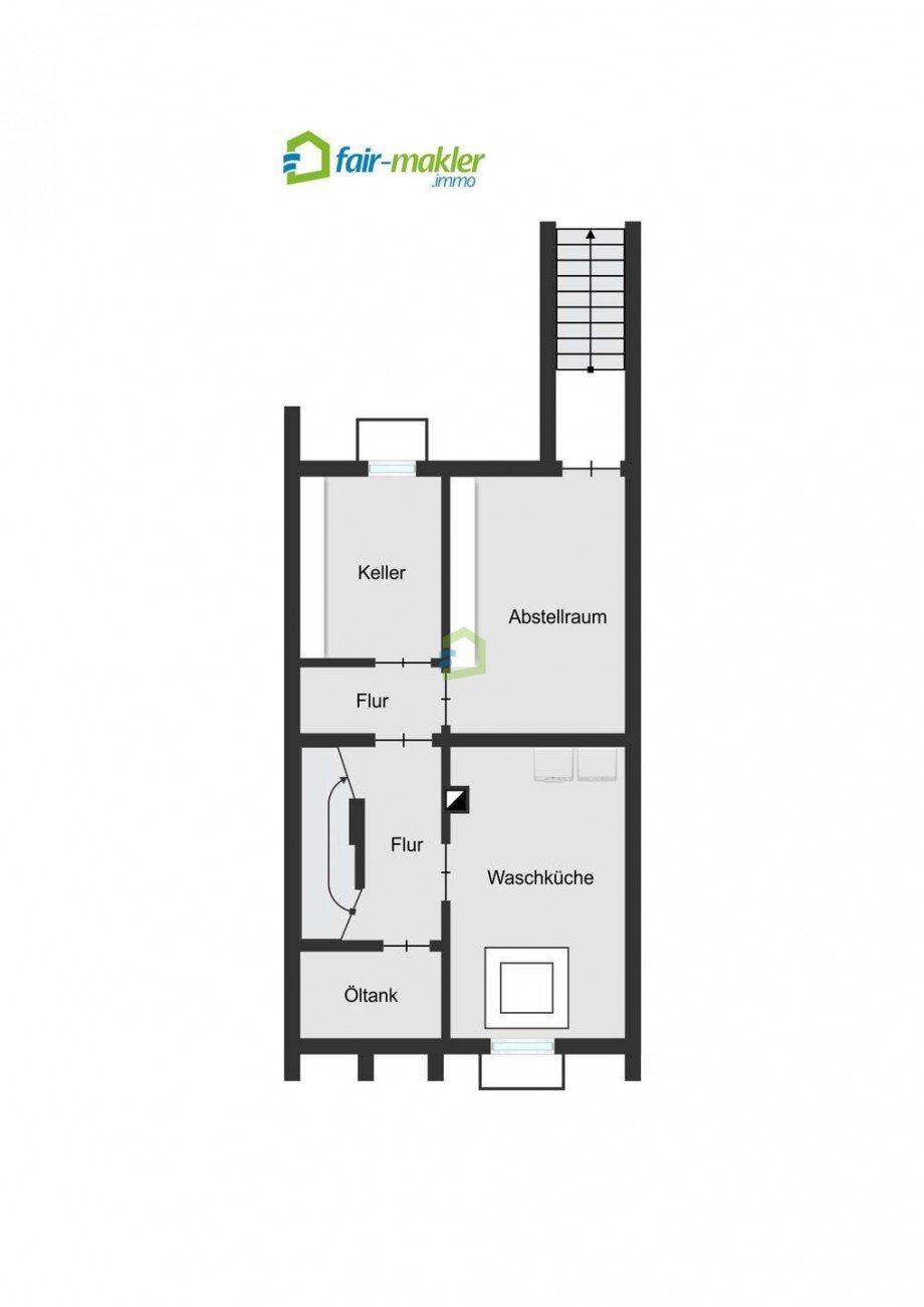 Grundriss UG Reihenmittelhaus Neckartenzlingen
