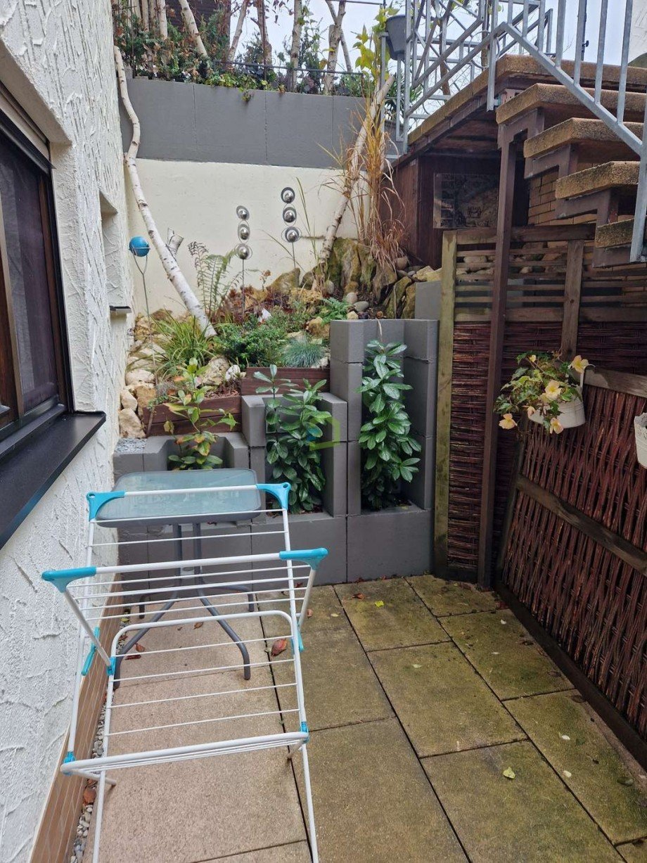 Terrasse Ap. Doppelhaush�lfte Neuffen