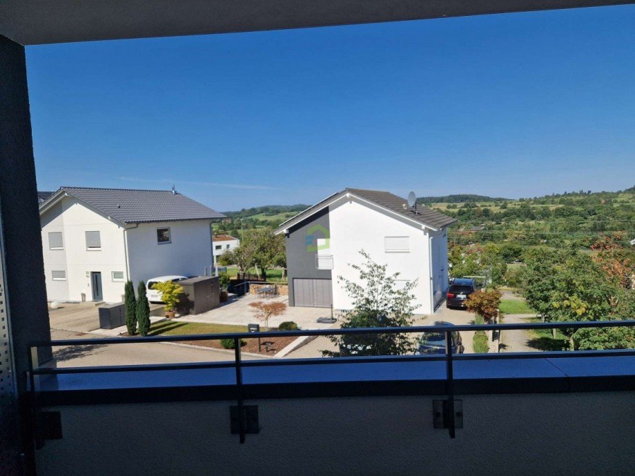 Ausblick Balkon Etagenwohnung Pfullingen