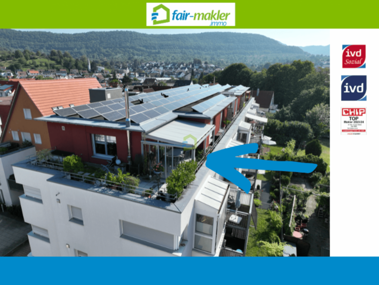 erfolgreich verkauft Dettingen an der Erms Penthousewohnung FAIR-MAKLER: Juwel im Ermstal - Barrierefreie und altersgerechte Penthouse-Whg.