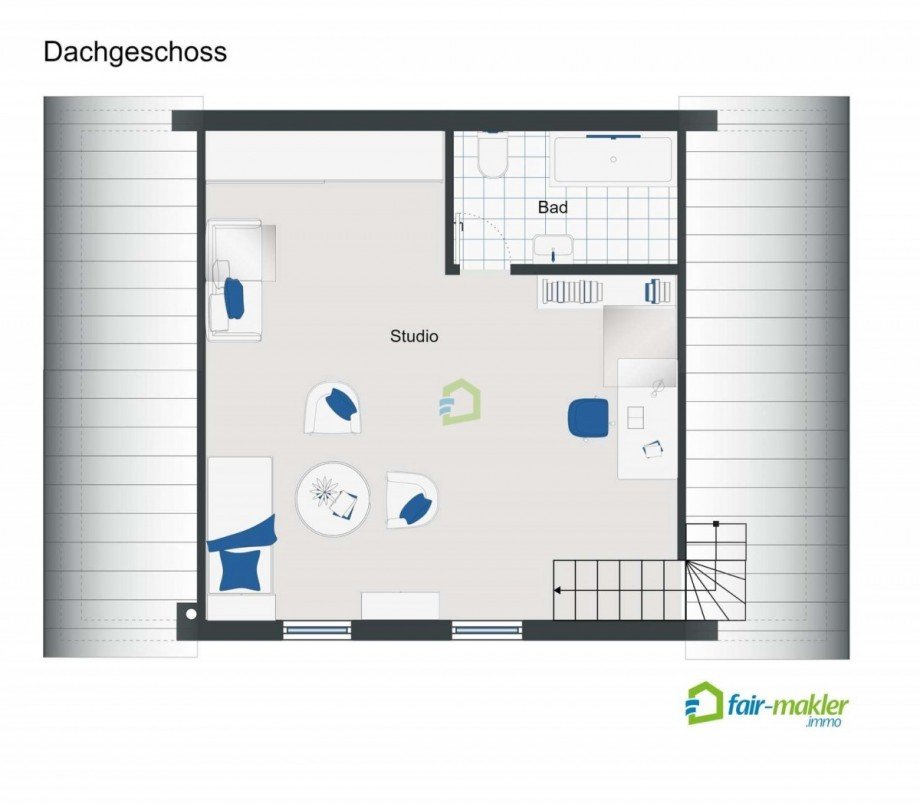 Ebene 2 Wohnung Grafenberg