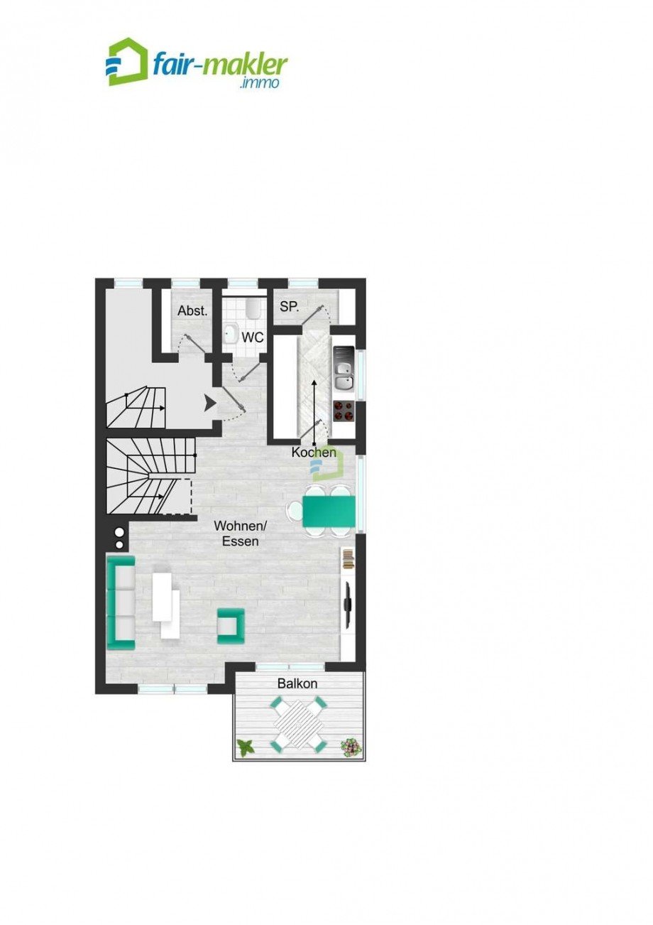 OG Maisonettewohnung Dettingen an der Erms