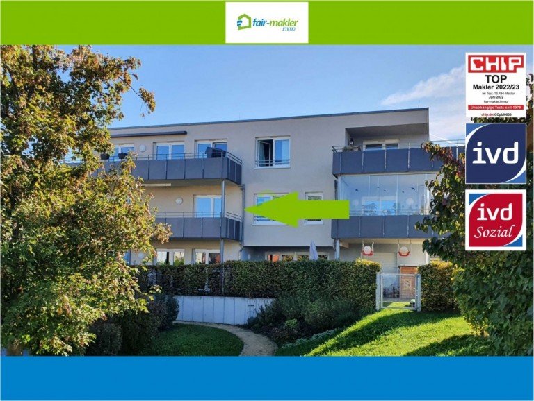 erfolgreich vermietet Dettingen an der Erms Etagenwohnung FAIR-MAKLER: Barrierefreie Wohnung mit tollem Balkon im Ortskern