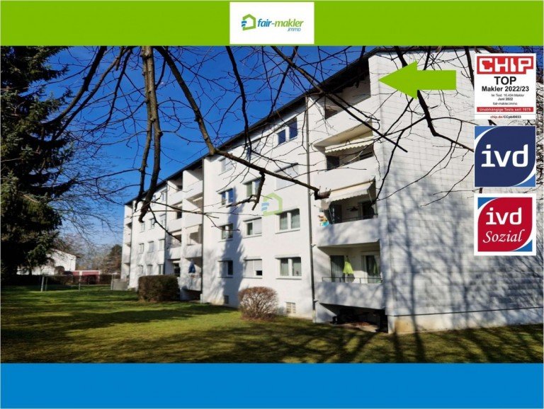 erfolgreich verkauft Reutlingen Etagenwohnung FAIR-MAKLER: Wohnung mit Weitblick in sch�ner Lage