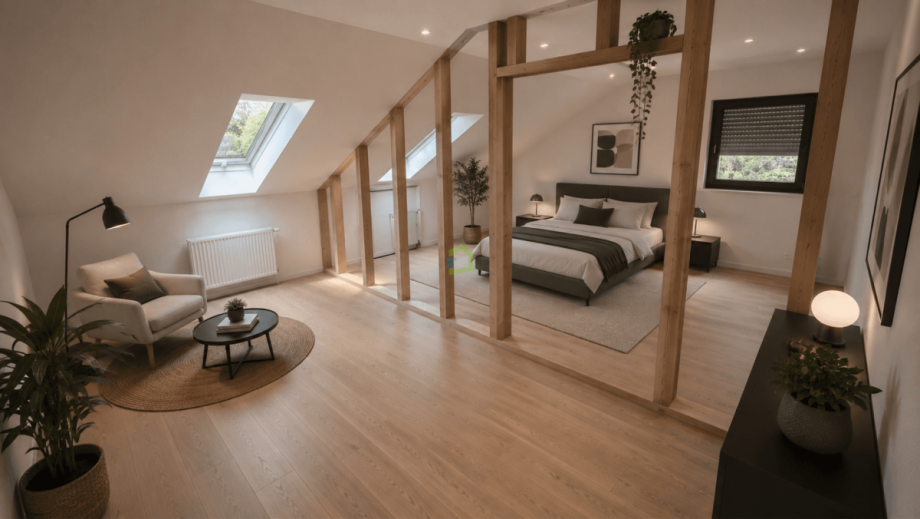 Schlafzimmer Einfamilienhaus T�bingen