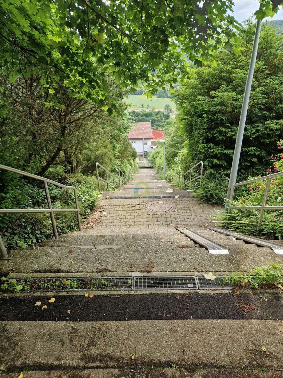 Treppenaufgang zum Haus Erdgeschosswohnung Bad Urach